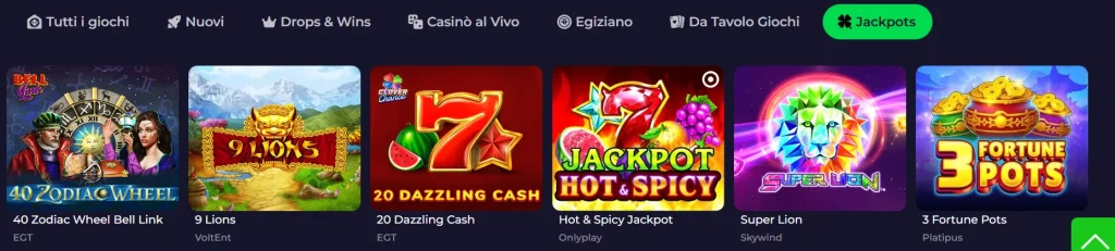 Jackpot progressivi